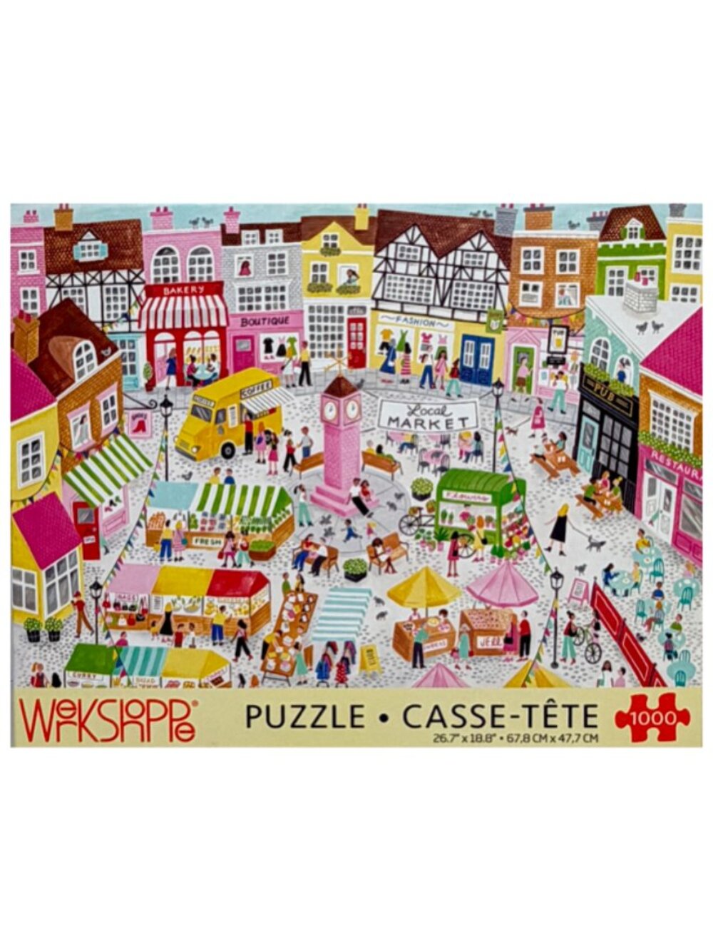 NEW WerkShoppe Local Market 1000pc Jigsaw Puzzle